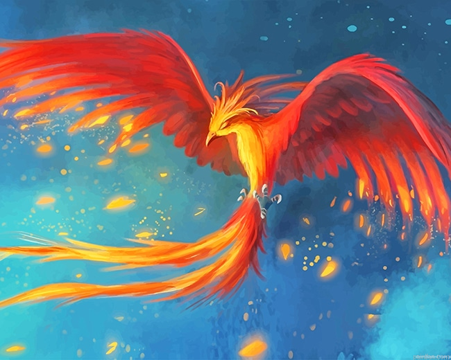 Phoenix Bird Mythology Paint By Numbers.png