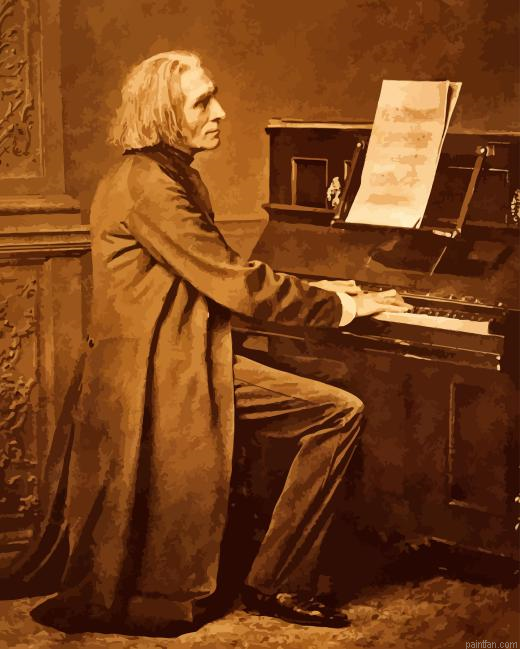Pianist Franz Liszt Paint By Numbers.png