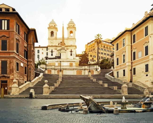 Piazza Di Spagna Paint By Numbers.png