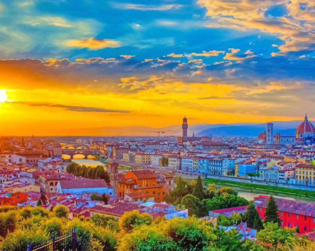 Piazzale Michelangelo Florence New Paint By Number.png