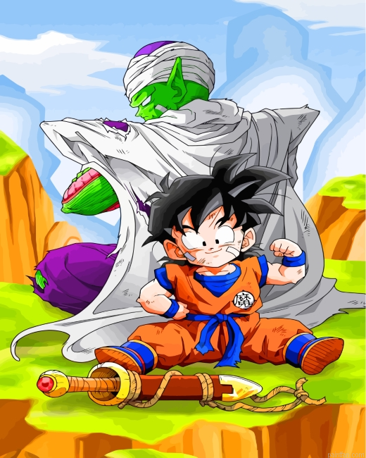Piccolo And Gohan Paint By Number.png