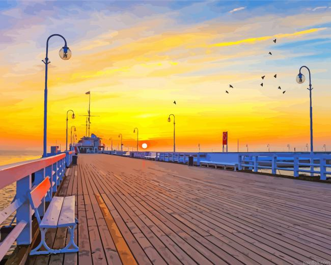 Pier In Sopot Paint By Numbers.png