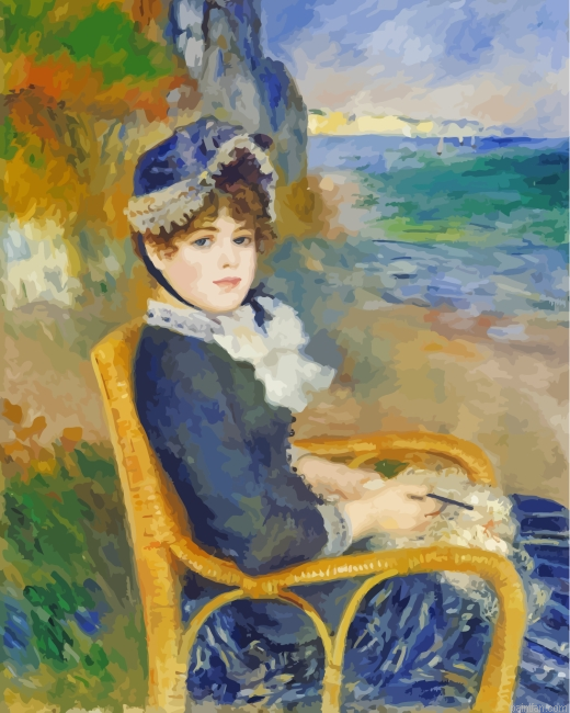 Pierre Auguste Renoir By The Seashore Paint By Number.png