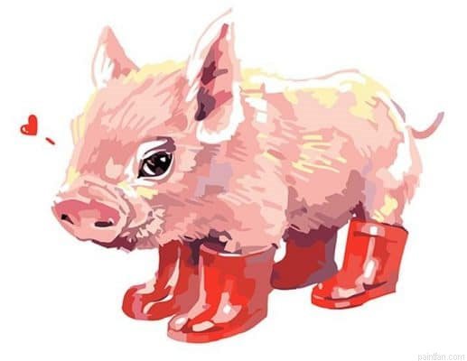 Pig Art Paint By Numbers.png