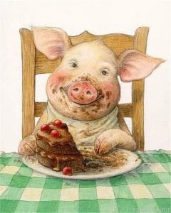 Pig Eating Paint By Numbers.png