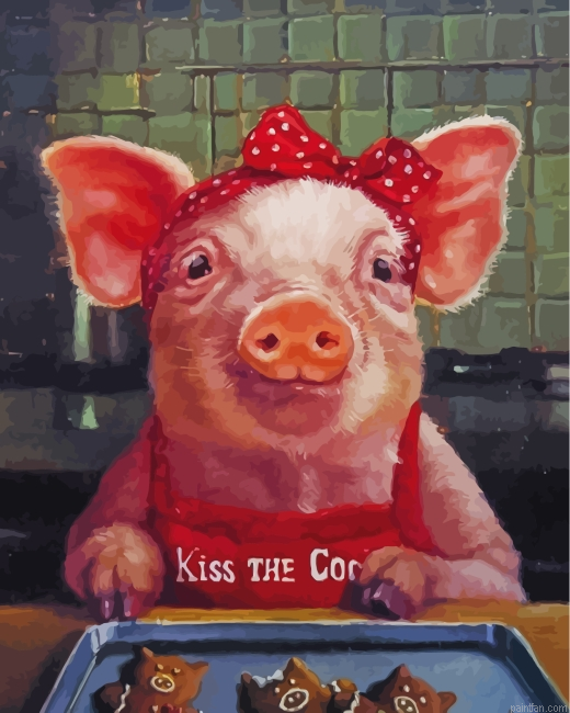 Pig Making Cookies Paint By Number.png