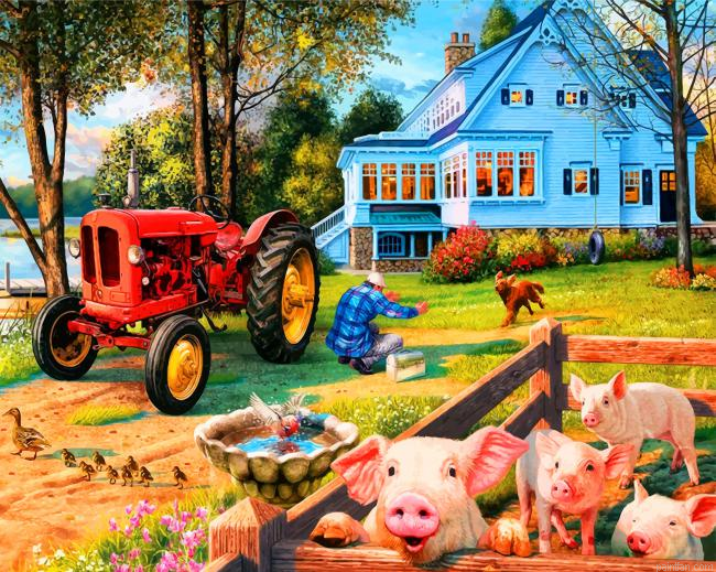 Pigs In Farm Paint By Number.png