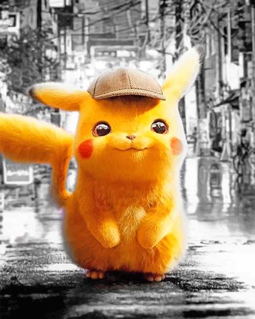 Pikachu Pokemon New Paint By Numbers.png