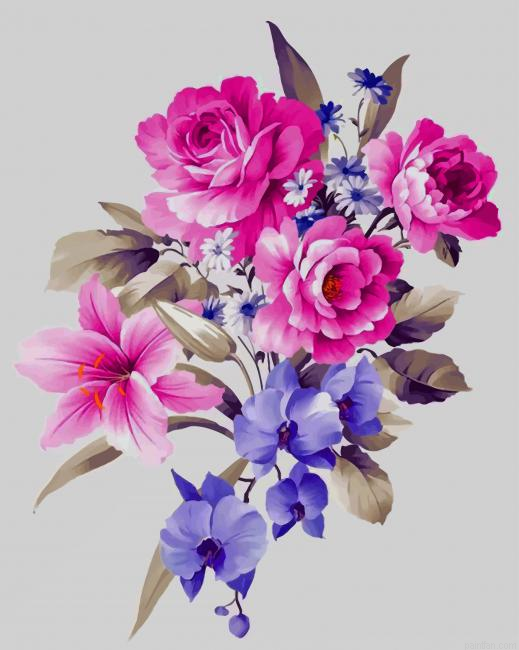 Pink And Purple Flowers New Paint By Numbers.png