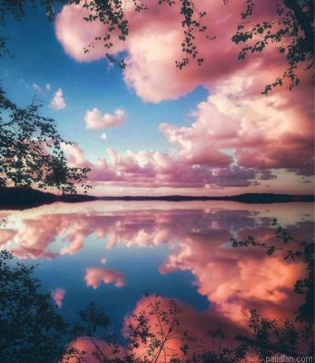 Pink Clouds Paint By Numbers.png