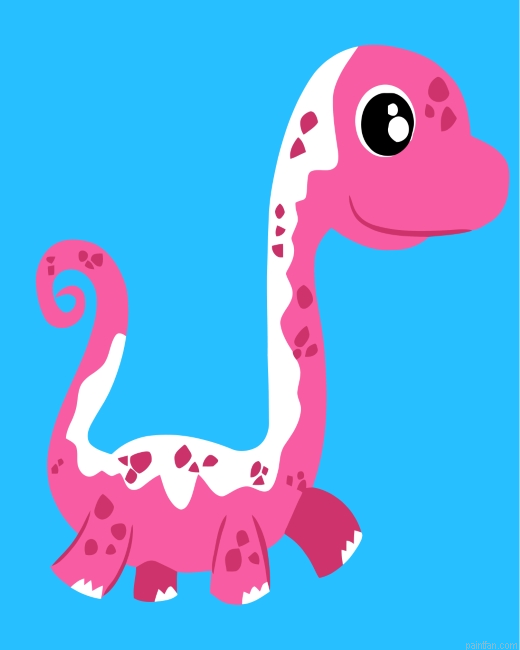 Pink Dinosaur Paint By Number.png