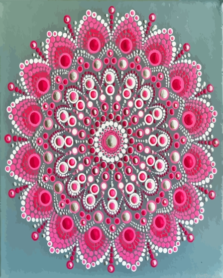 Pink Dotting Mandala Paint By Numbers.png