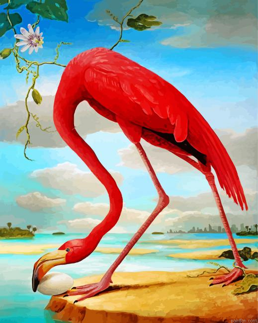 Pink Flamingo Paint By Number.png