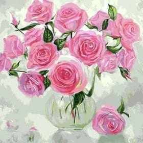 Pink Peony Roses Paint By Numbers.png