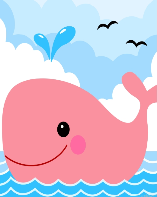 Pink Whale Paint By Number.png