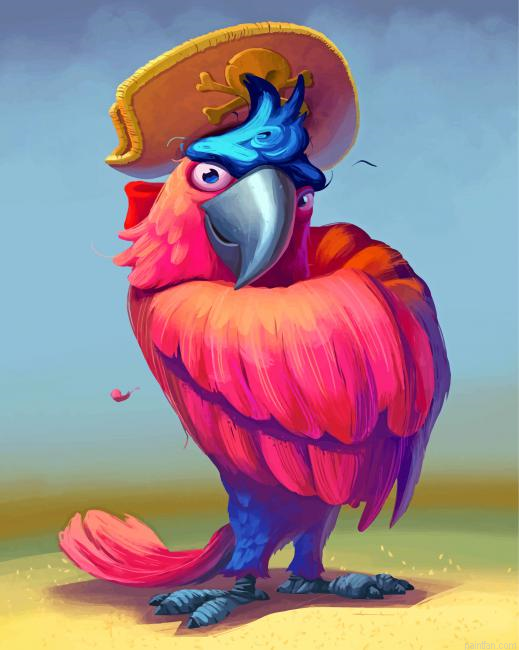 Pirate Macaw Paint By Number.png