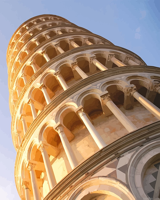 Pisa Italy Building New Paint By Numbers.png