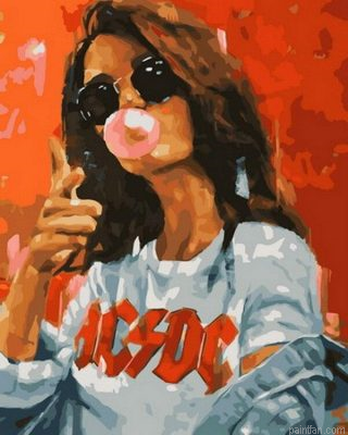 Playful Girl Paint By Numbers.png