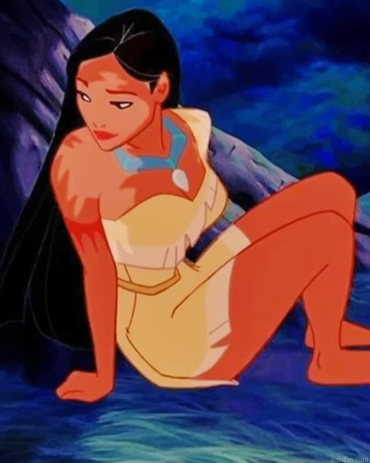 Pocahontas Disney Character Paint By Number.png