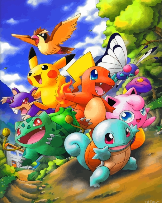 Pokemon Characters Paint By Number.png