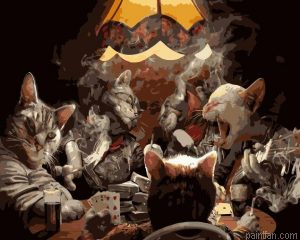 Poker Cats Paint By Numbers.png