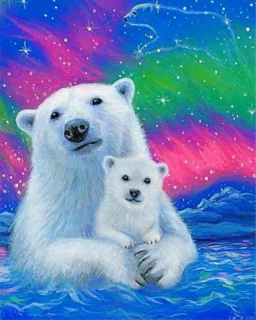 Polar Bears Paint By Number.png