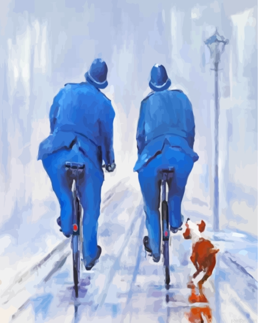 Police Men And Dog Paint By Number.png