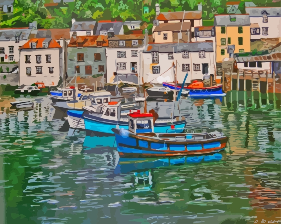 Polperro Harbor Paint By Numbers.png