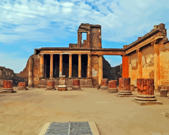 Pompeii Italy Paint By Numbers.png