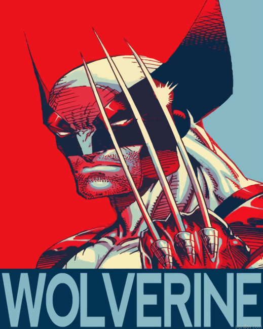 Pop Art Wolverine Paint By Numbers.png