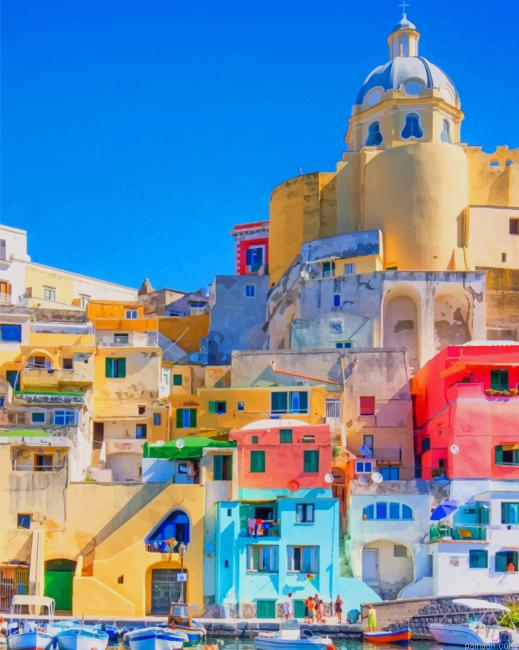 Porcida Island Italy New Paint By Numbers.png