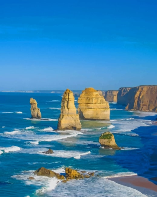 Port Campbell National Park Seascape New Paint By Numbers.png