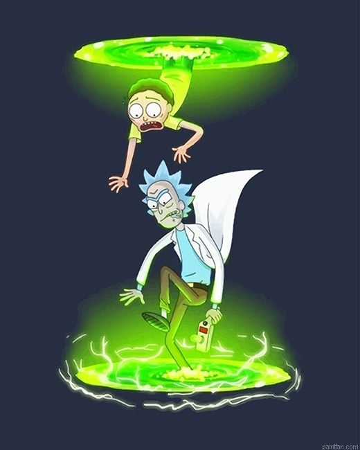 Portal Gun Rick And Morty New Paint By Numbers.png