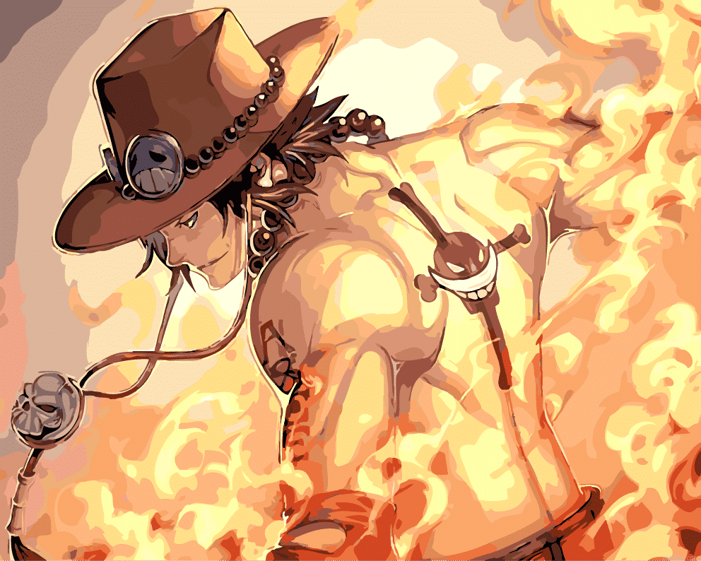 Portgas D Ace Paint By Numbers.png