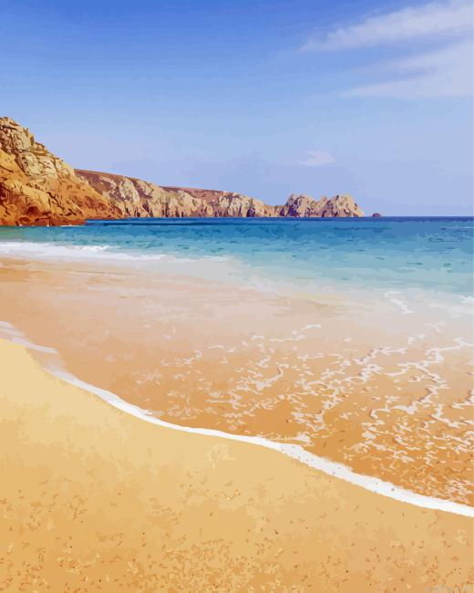 Porthcurno Beach Paint By Numbers.png