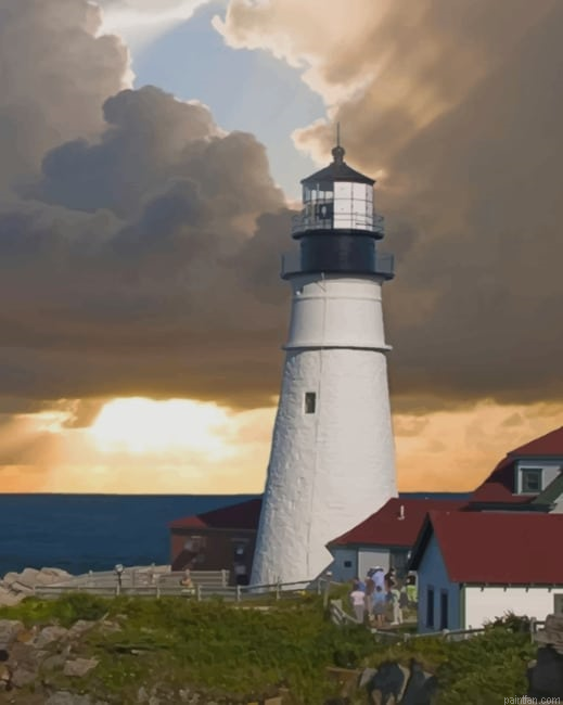 Portland Head Lighthouse New Paint By Numbers.png