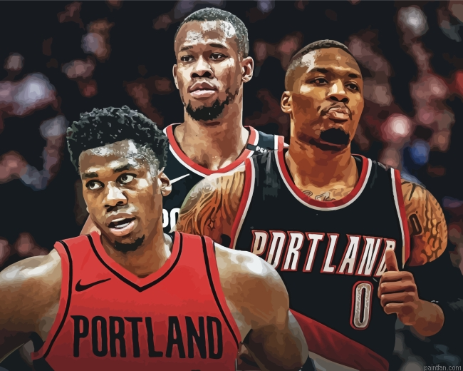 Portland Trail Blazers Basketball Players Paint By Number.png