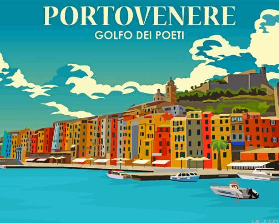 Porto Venere Italy Paint By Numbers.png