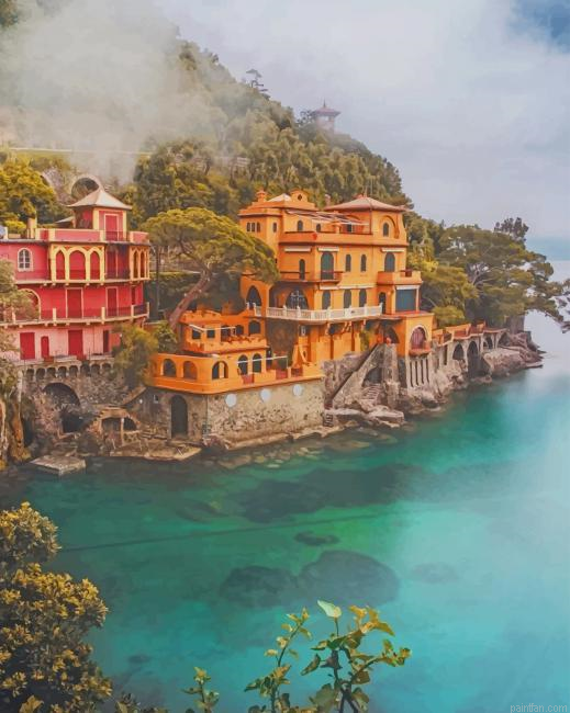 Portofino Harbour Italy New Paint By Numbers.png