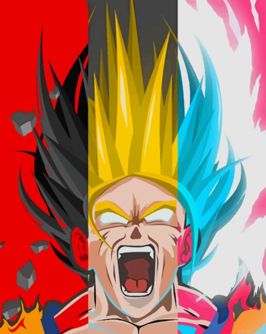 Powerful Goku New Paint By Numbers.png