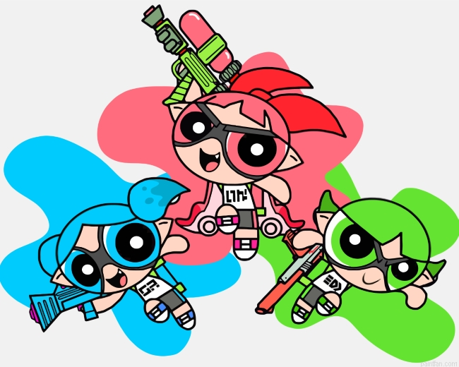 Powerpuff Girls Animation Paint By Number.png