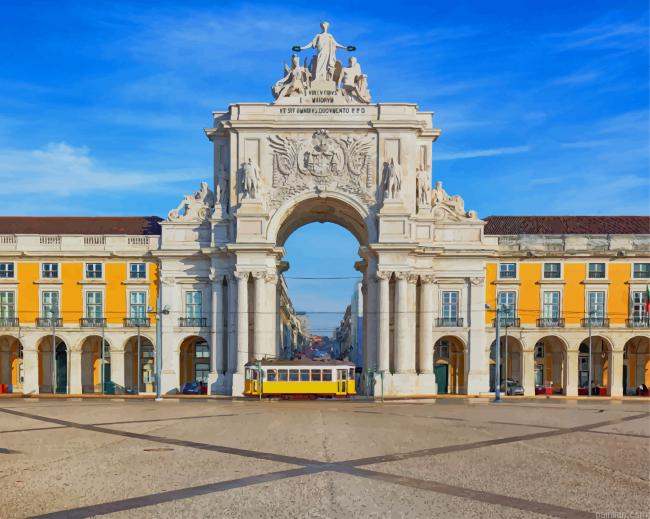 Praca Do Comercio Lisbon New Paint By Numbers.png