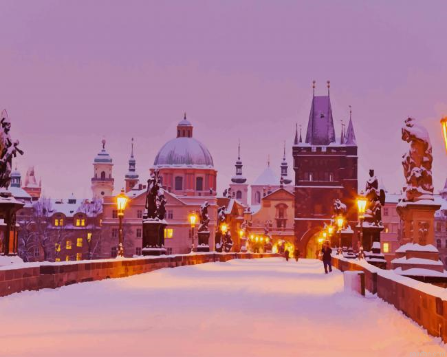 Prague In Snow New Paint By Numbers.png