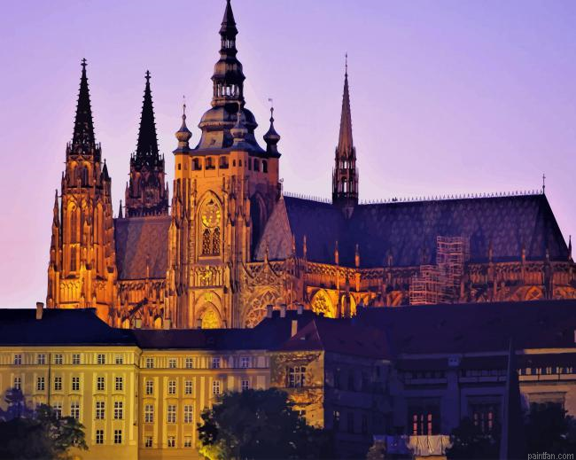 Praha Castle Prague New Paint By Numbers.png