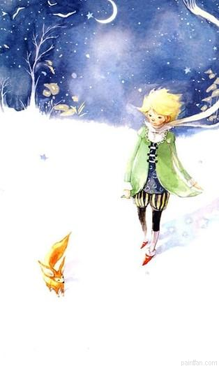Prince In Snow Paint By Numbers.png