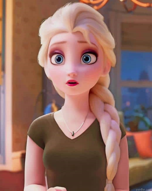 Princess Elsa Paint By Numbers.png