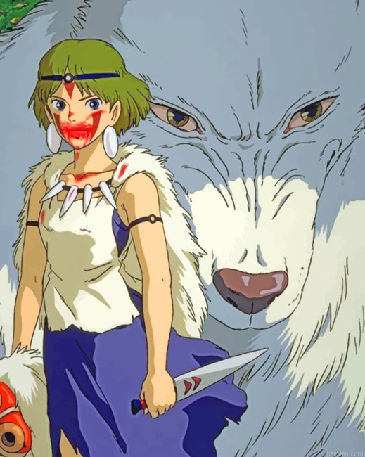 Princess Mononoke Animes Paint By Numbers.png