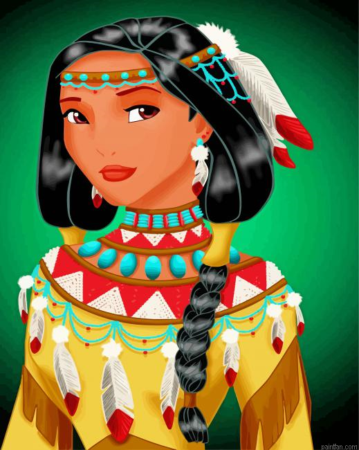 Princess Pocahontas Paint By Number.png