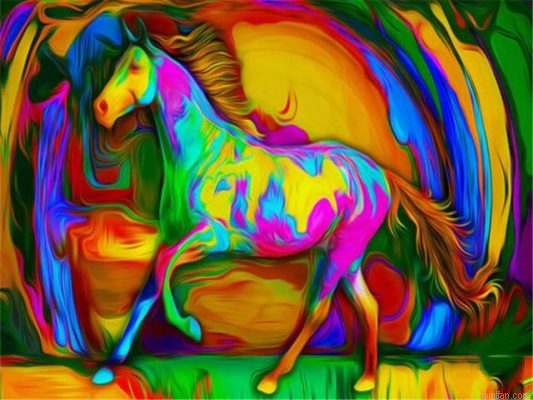 Psychedelic Horse Paint By Numbers.png