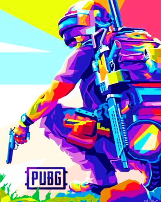 Pubg Pop Art New Paint By Numbers.png